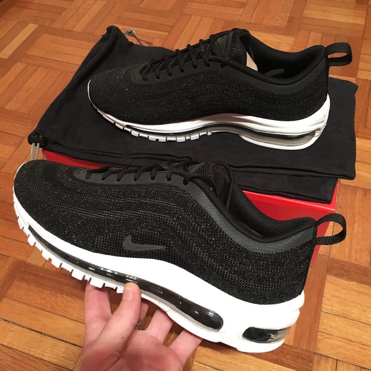 Nike Air Max 97 LX Swarovski Crystals Black @simoctrl