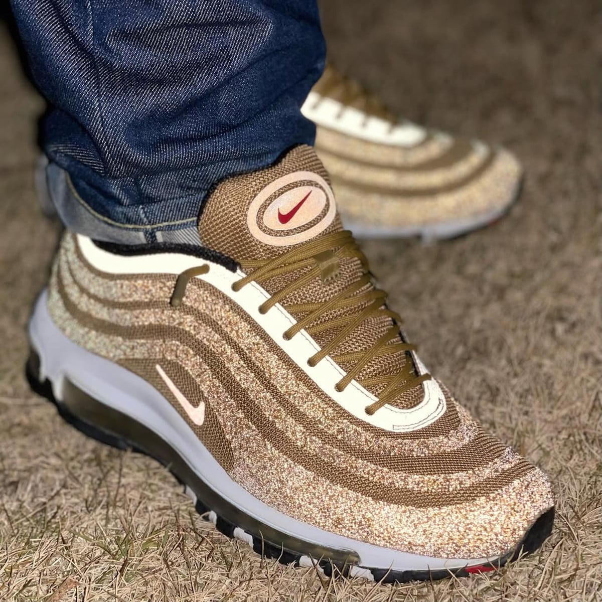 Nike Air Max 97 LX Swarovski Metallic Gold @hiro_yasu30