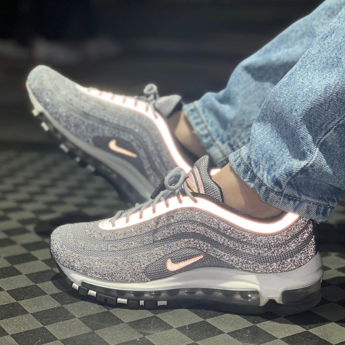 Nike Air Max 97 LX Swarovski Silver Bullet @hiro_yasu30