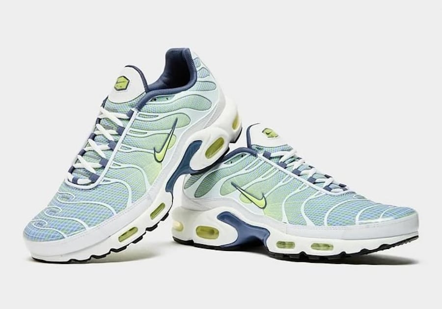 Nike Air Max Plus quadrillée Pebble Grey Lime (3)