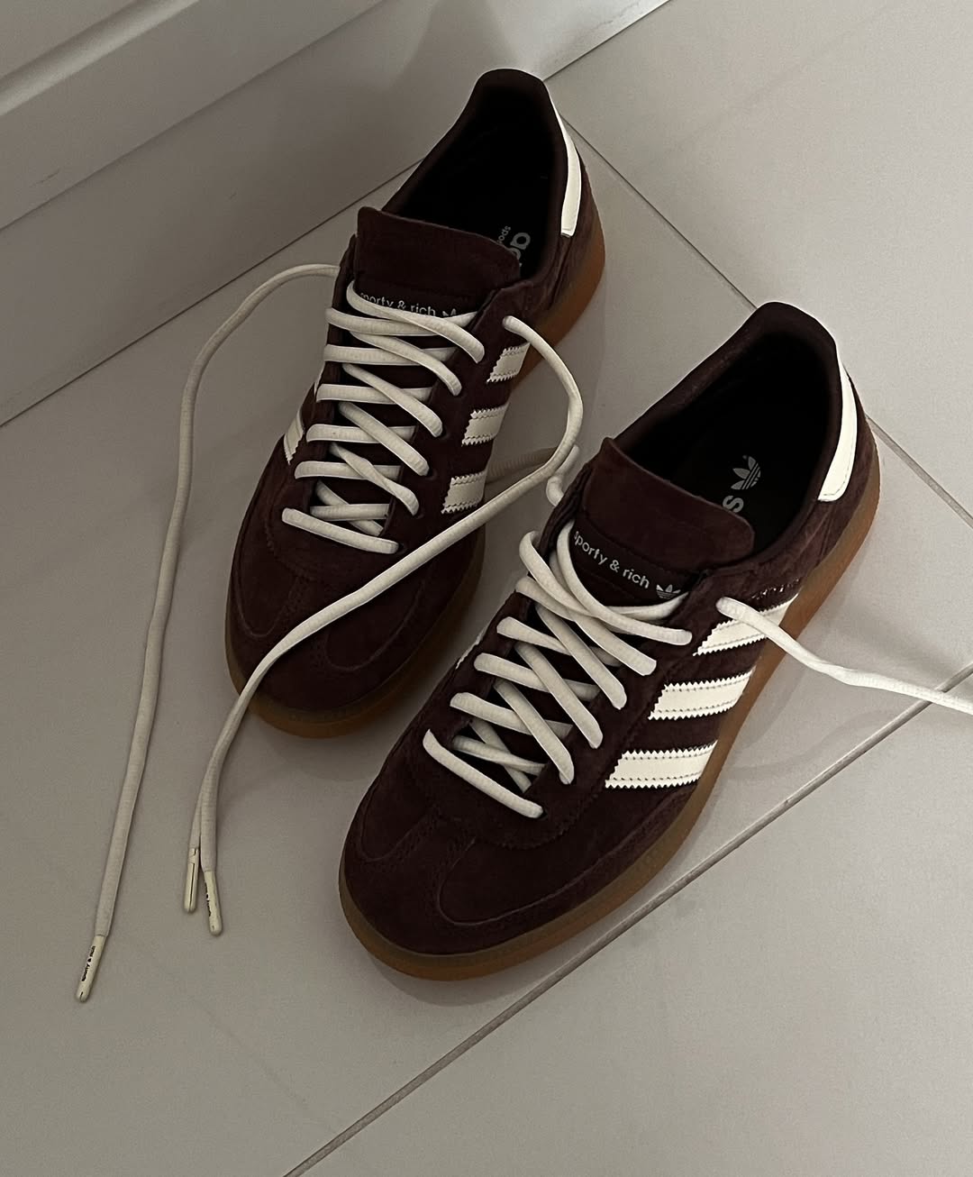 Sporty and Rich x adidas Handball Spezial Brown Gum @bonaretta