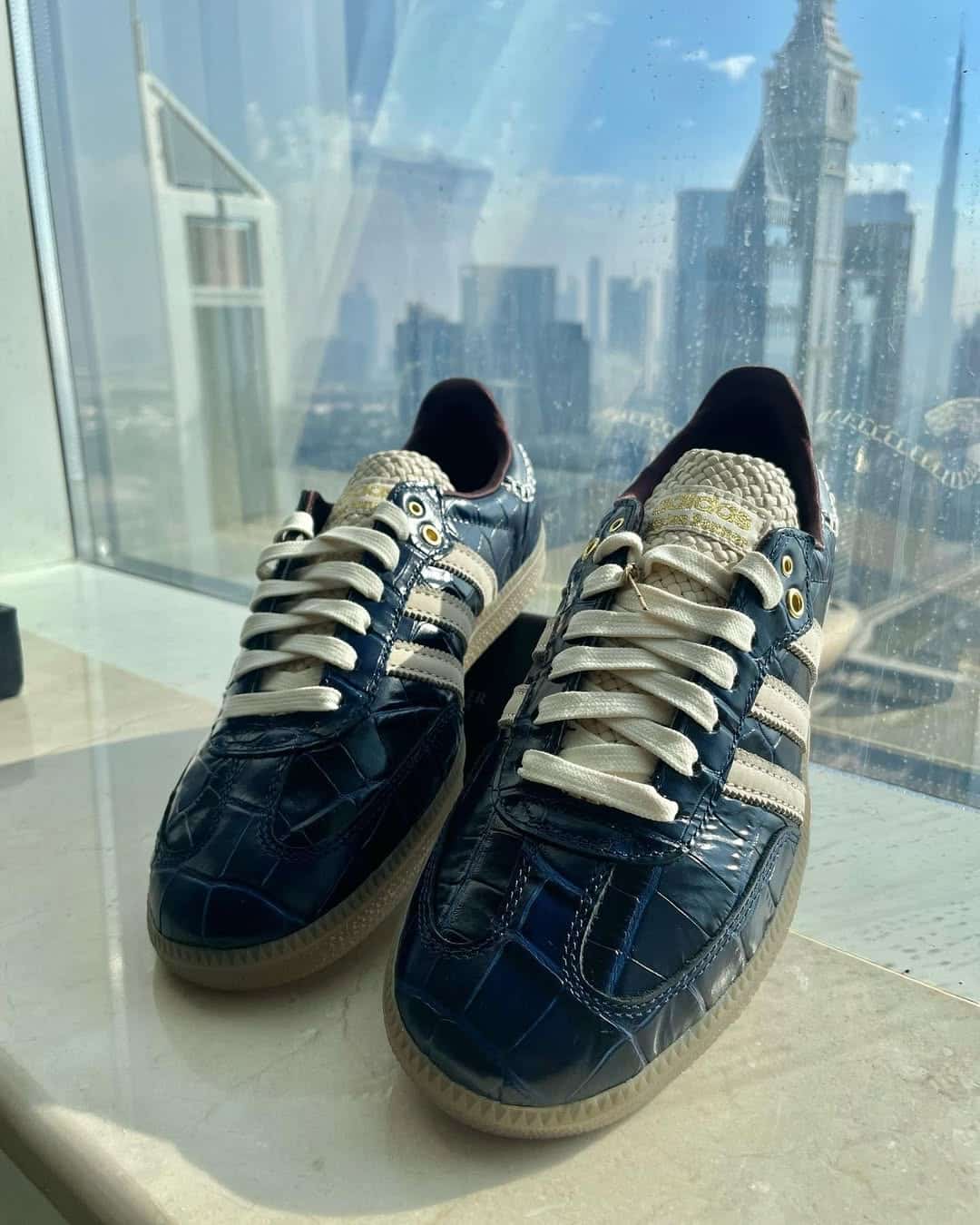 Wales Bonner x adidas Samba Croc Collegiate Navy @sudutpandangreborn