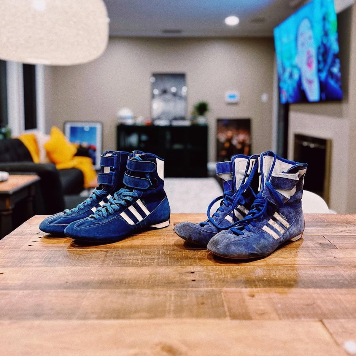 adidas Monza bleue @directorlukeh