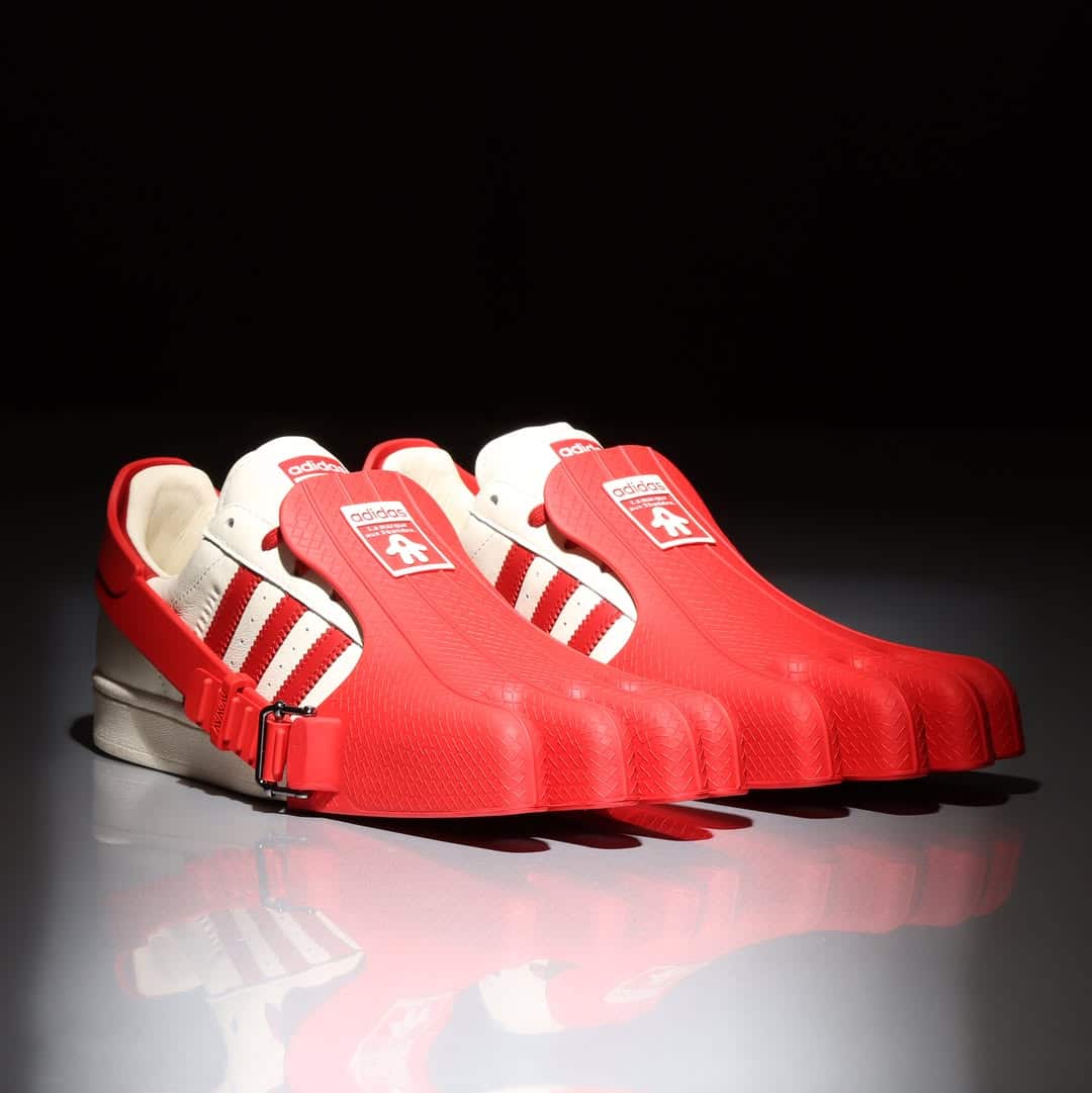 adidas Superstar 4 doigts blanche et rouge Better Scarlet JP7142 (2)