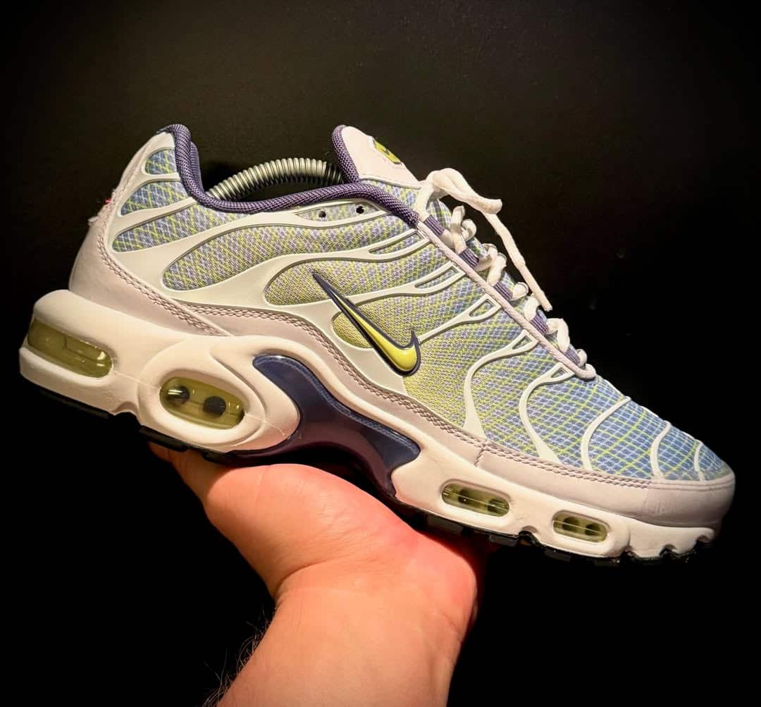 chaussure Nike Air Max Plus TN1 Wave Grid Lime Quads grillage en 3D HV6227-001