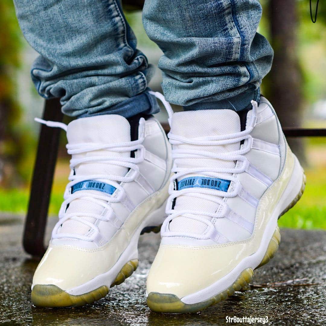 AJ11 Columbia 2001 cuir vernis beige 136046-142 (2)