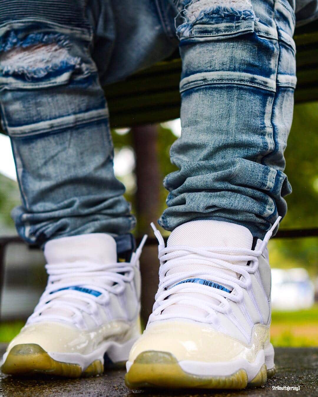 AJ11 Columbia 2001 cuir vernis beige 136046-142 (3)