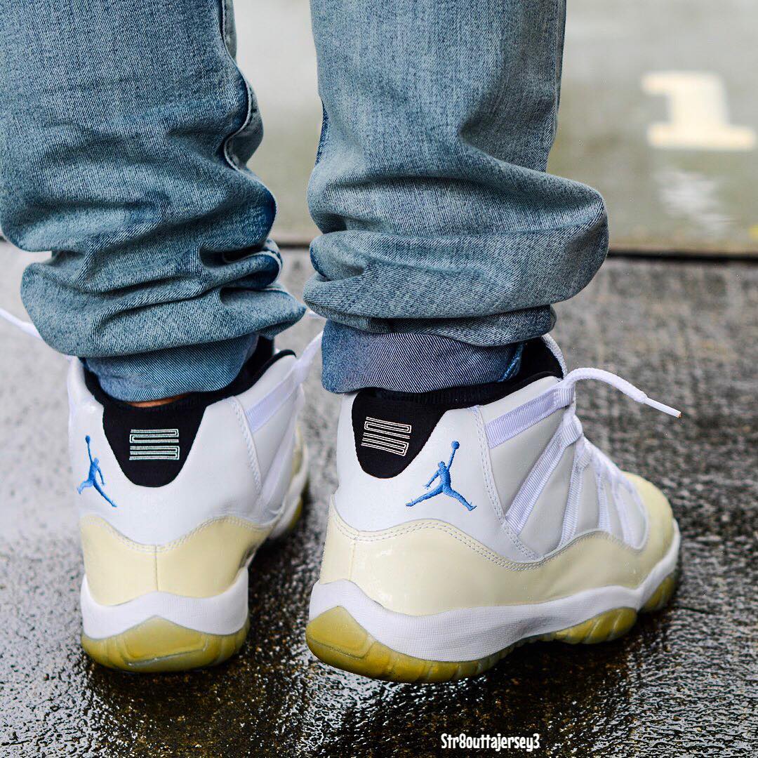 AJ11 Columbia 2001 cuir vernis beige 136046-142 (4)