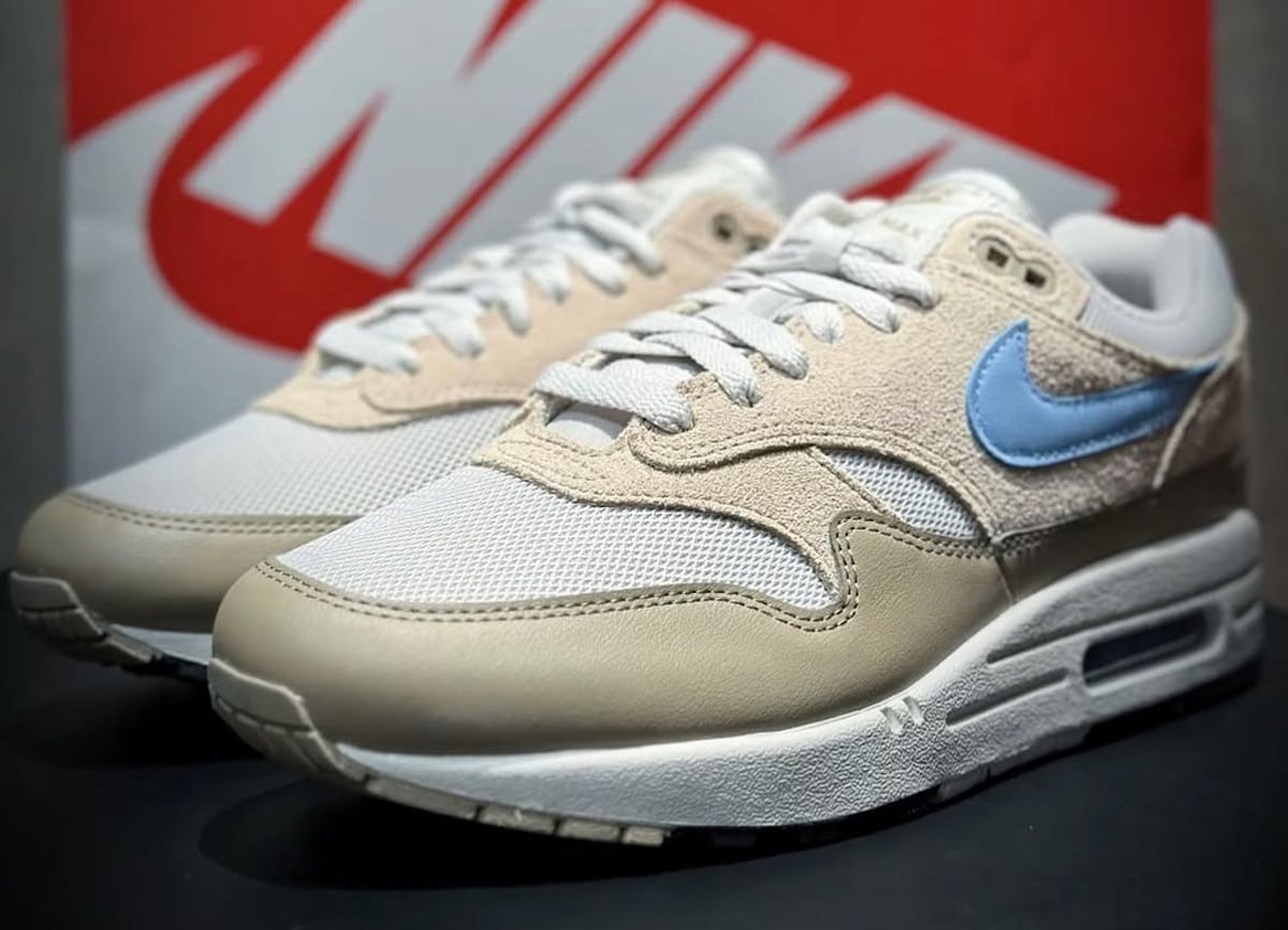 Nike Air Max 1 Light Bone Psychic Blue FZ5808-009 (couv)