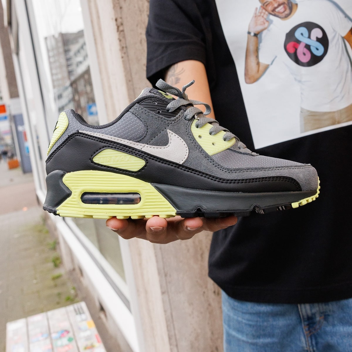 Nike Air Max 90 Smoke Grey Light Lemon Twist DM0029-012 (2)