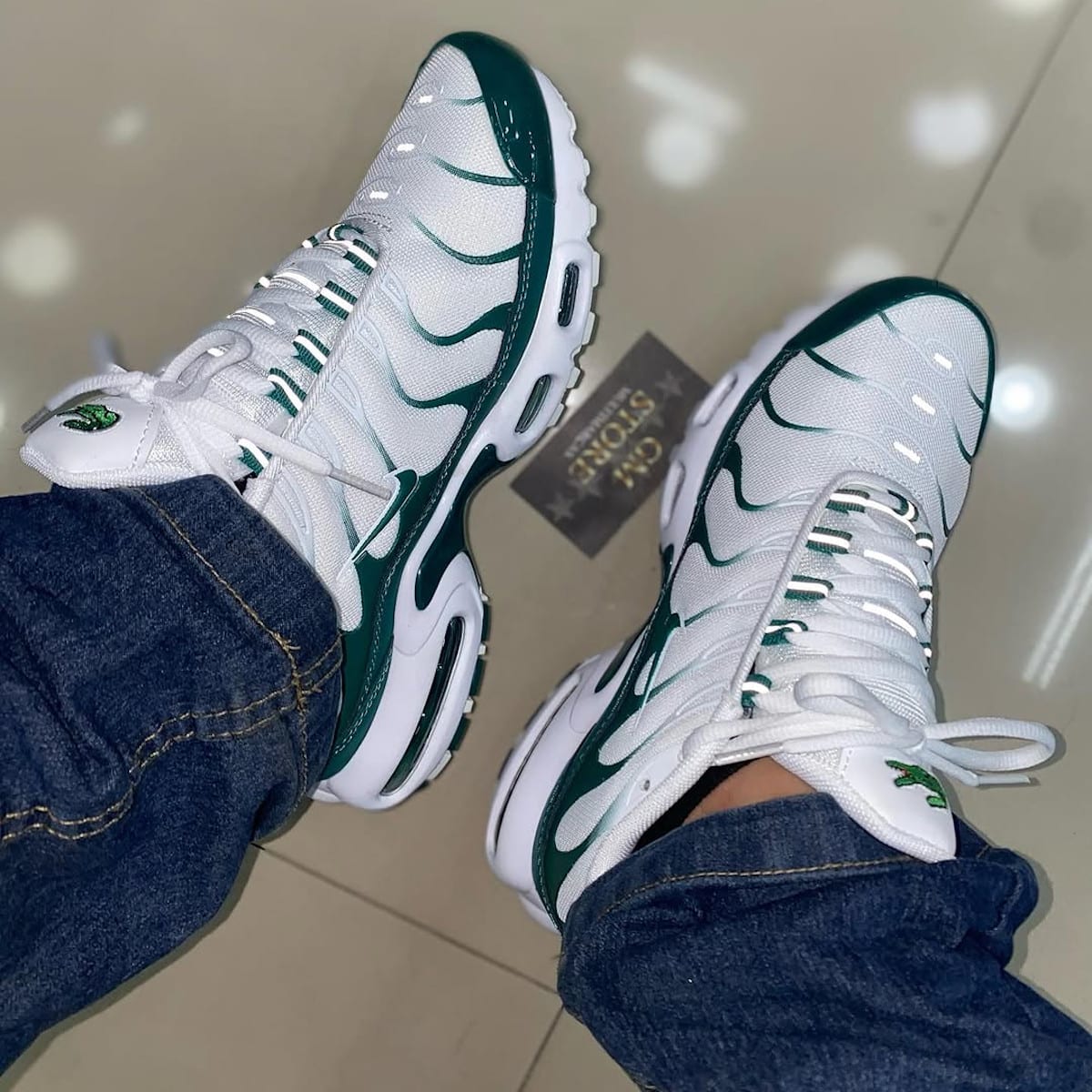 Nike Air Max Plus Lacoste on feet (3)