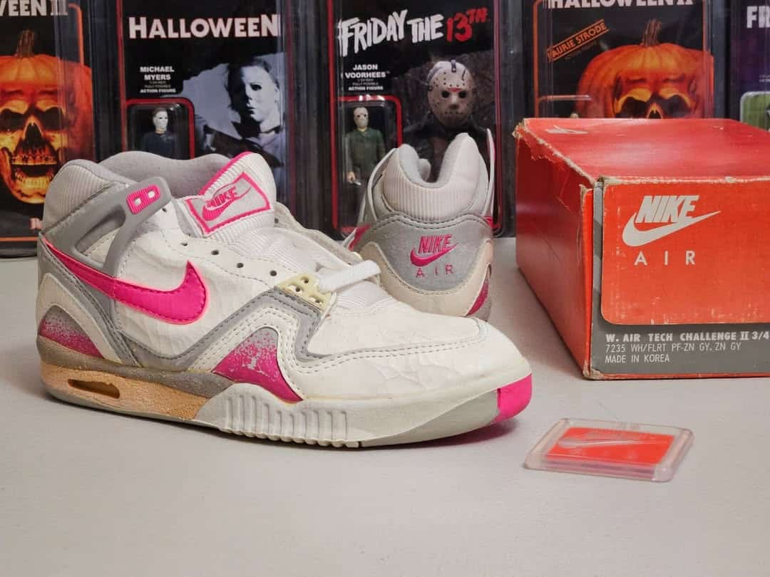 Nike Air Tech Challenge 2 Racer Pink 1990 made in Korea (1)