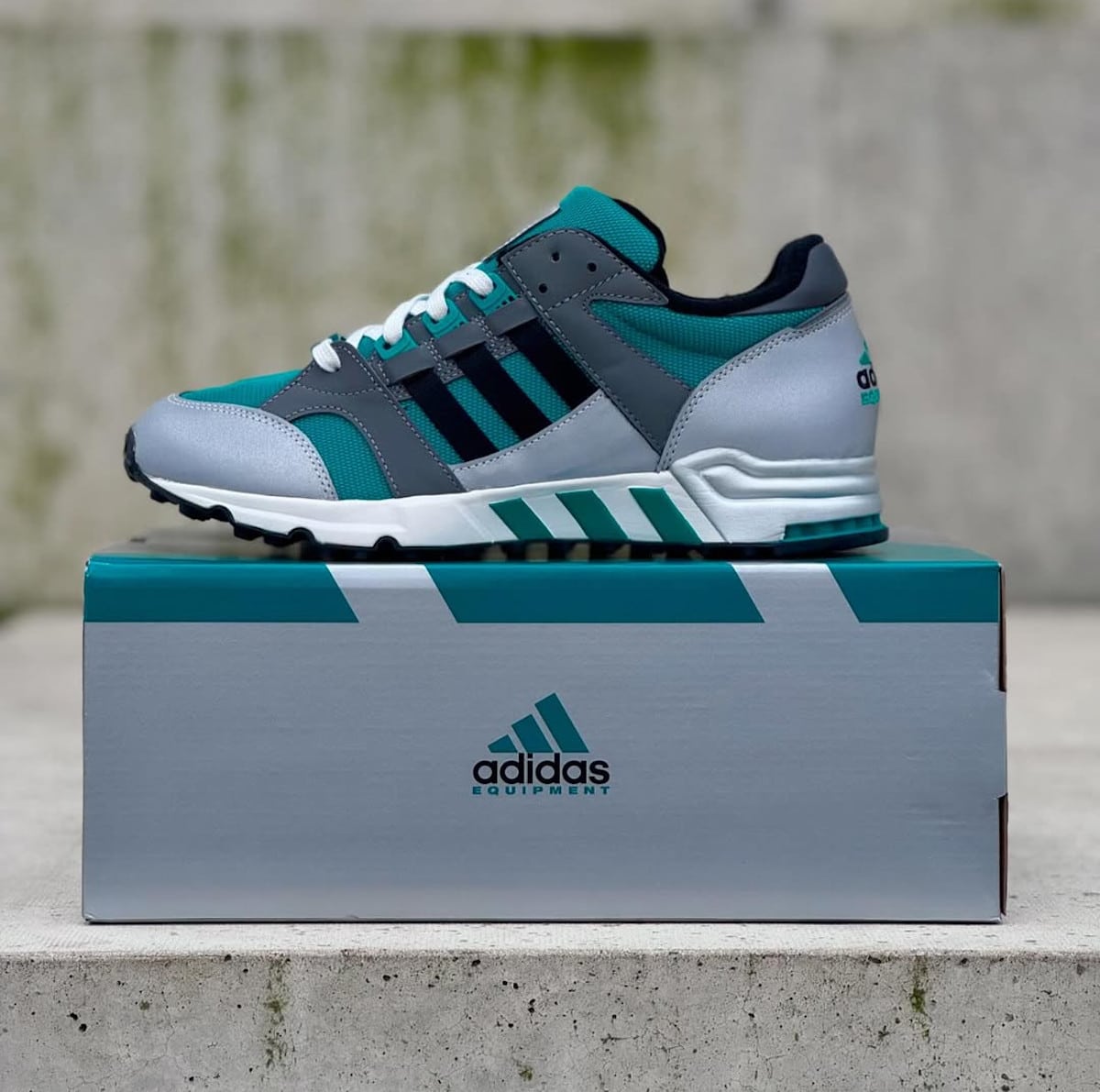 adidas Equipment Cushion 93 Green gris vert foncé IH0973 (2)