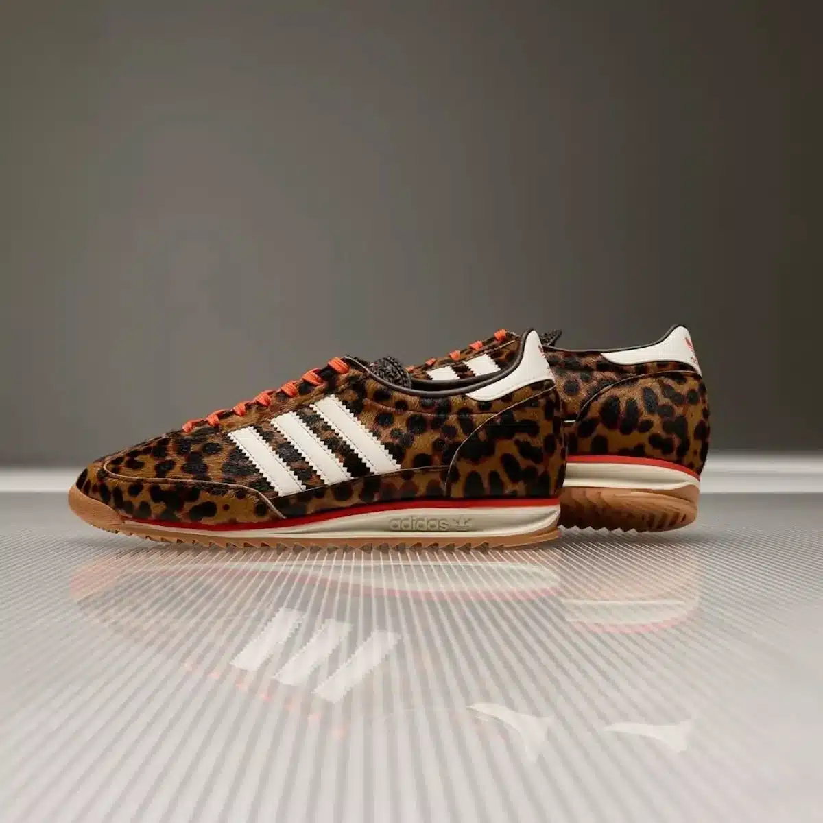 adidas SL 72 OG Leopard Pack Brown Orange JI0189 (1)