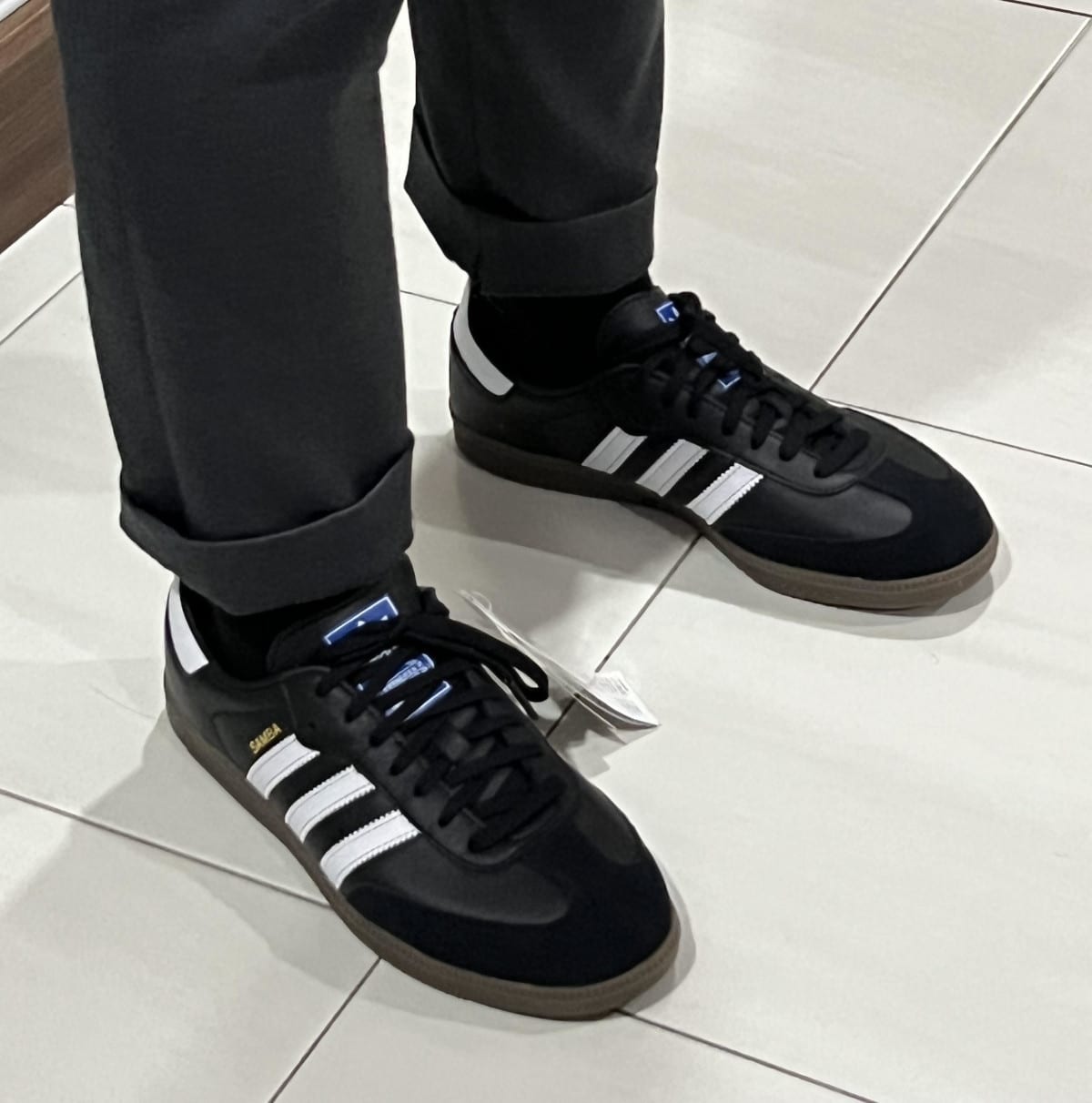 adidas Samba OG Black White noire et blanche @namasaman