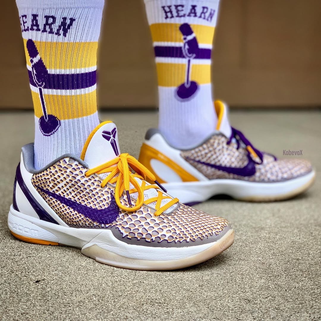 13. Nike Kobe 6 3D Lakers @kobevox