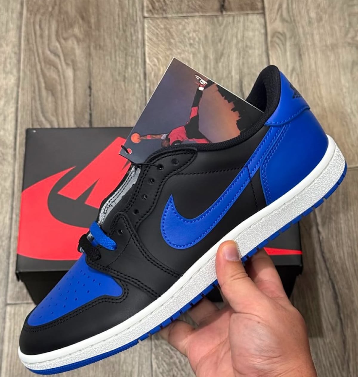 Air Jordan 1 Low OG 1985 noir et bleu royal IB1981-004 (2)