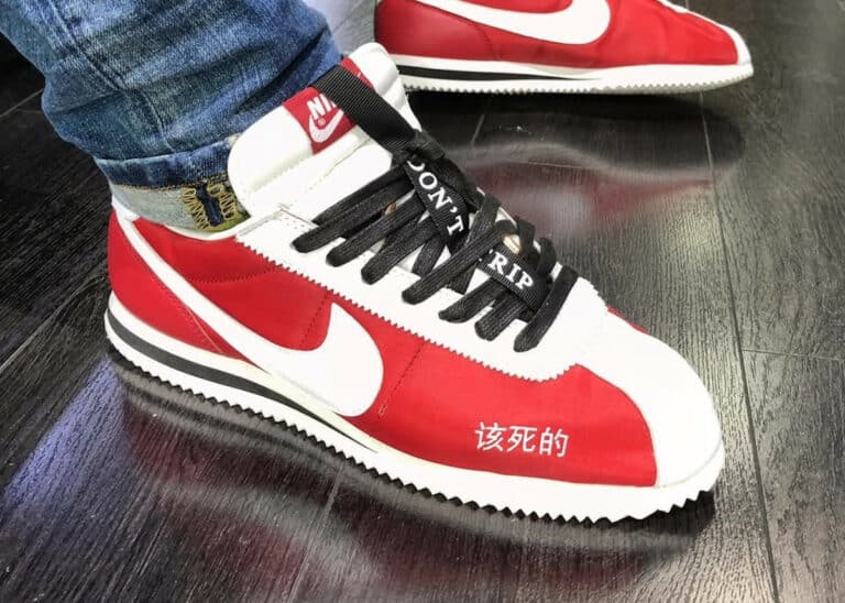 Kendrick Lamar x Nike Cortez Kung Fu Kenny 2 on feet couv AR5131-610