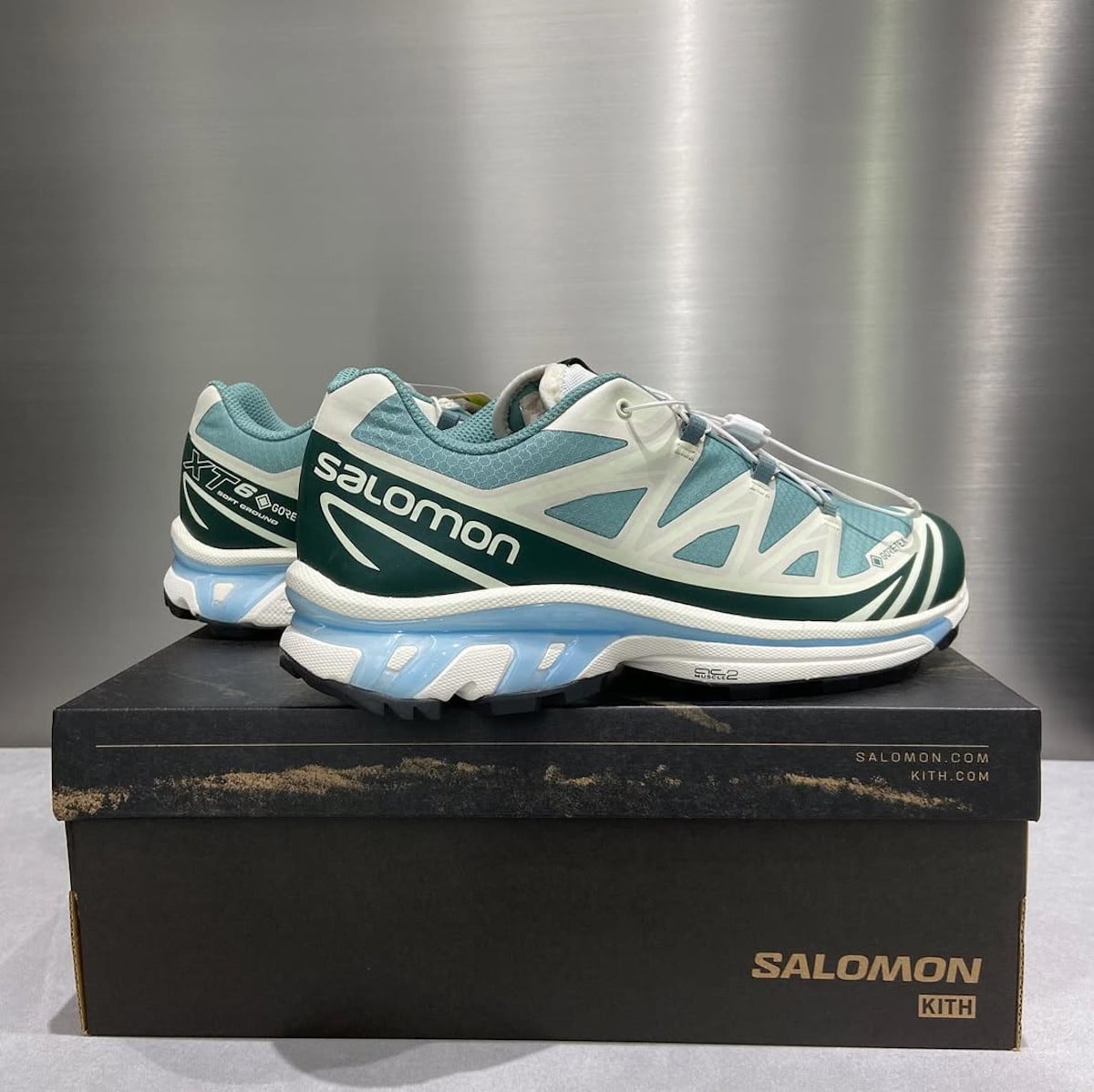 Kith x Salomon XT-6 Gore Tex Trellis Ponderosa Pine @kkkkira0717