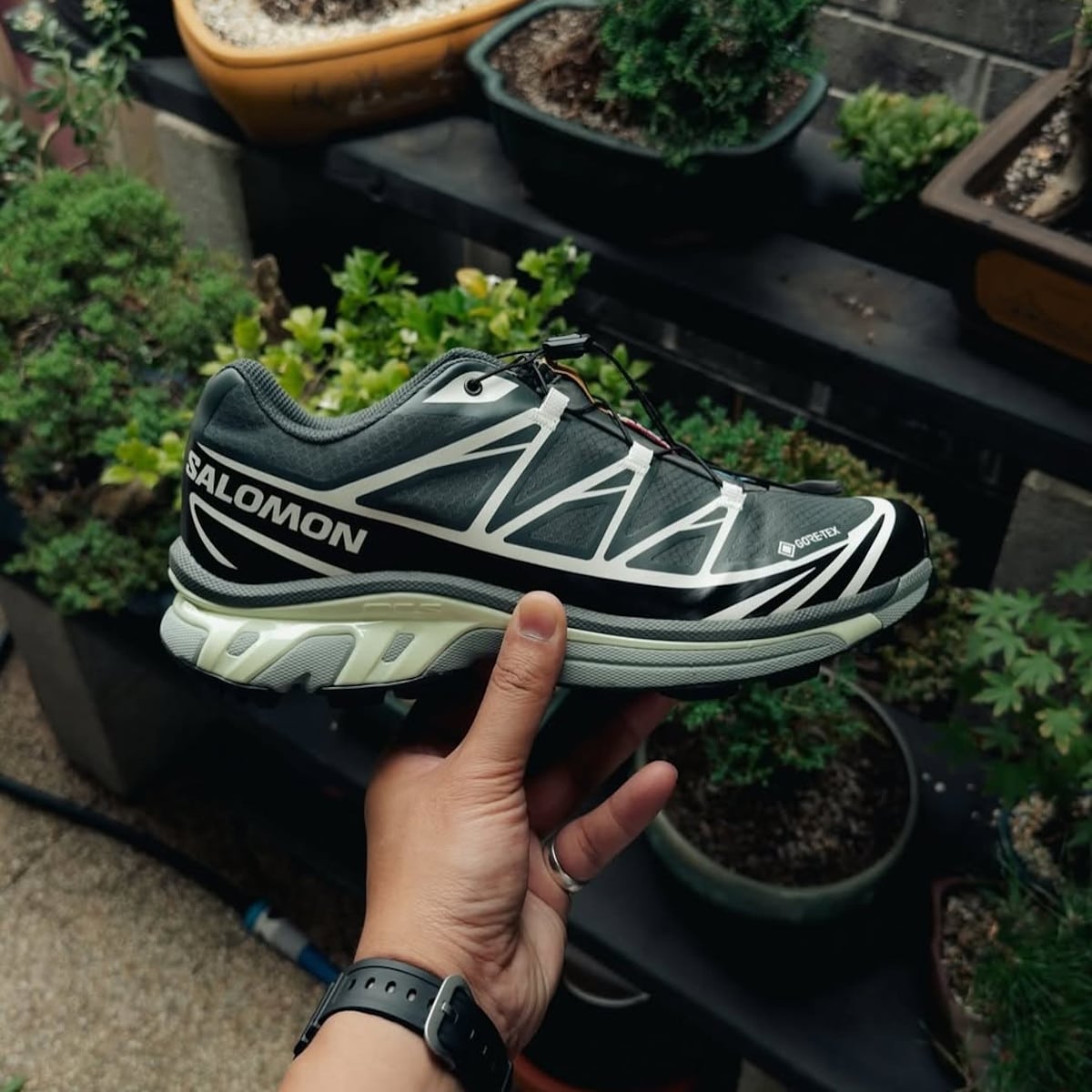 Kith x Salomon XT-6 Gore Tex Urban Chic Black Lime Cream @itsbyd