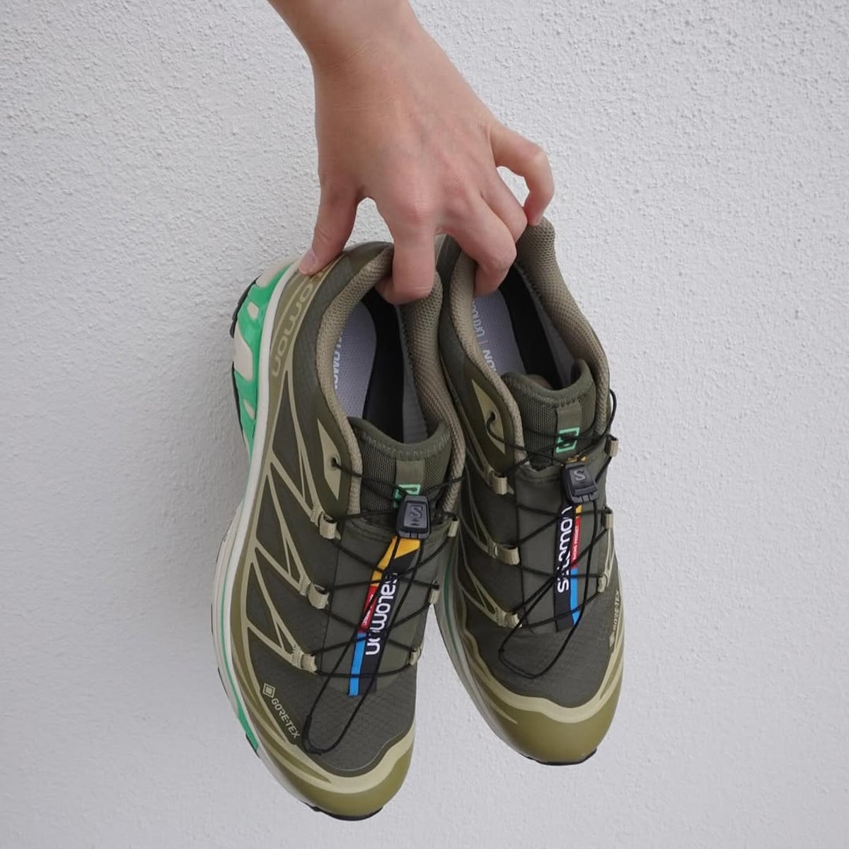 Salomon XT-6 Gore Tec Olive Night Dried Herb Almond Milk @etoqk_shop