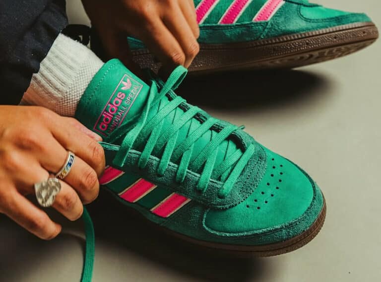 adidas Handball Spezial WM Watermelon vert foncé et rose (couv)