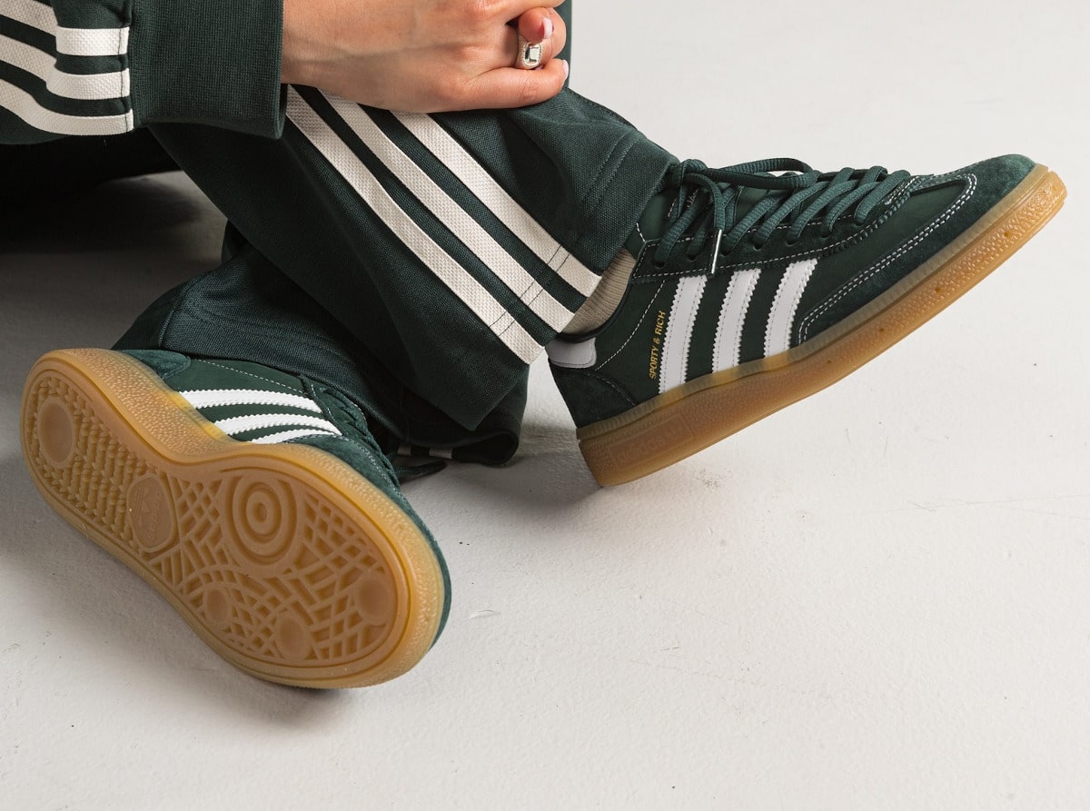 adidas Handball Spezial x Sporty & Rich Dark Green vert foncé JP7067