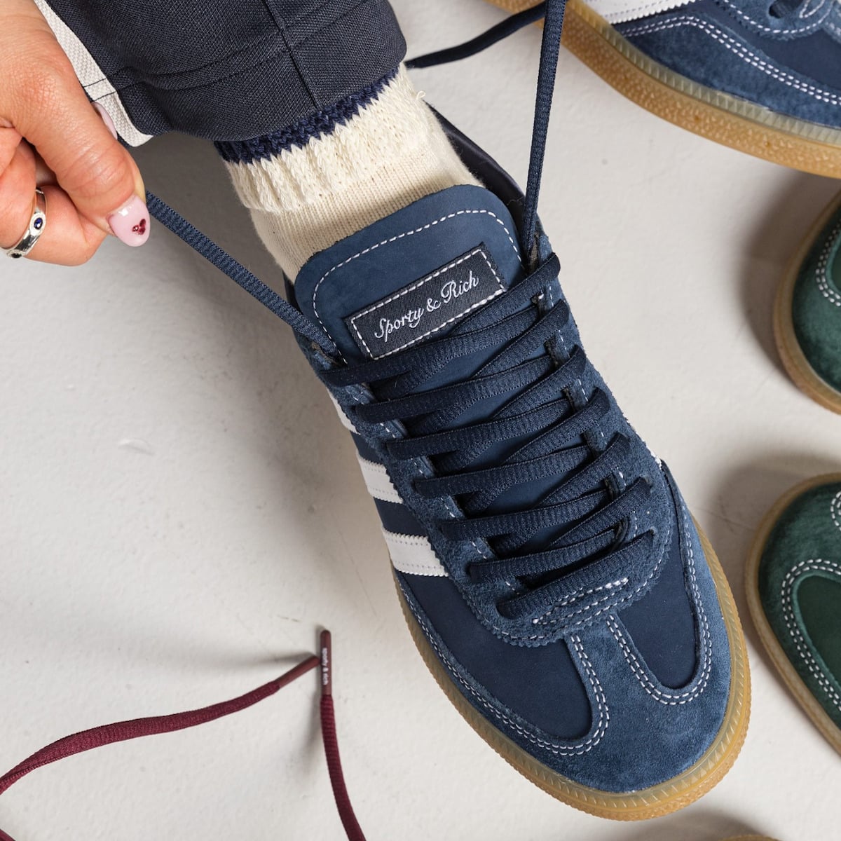 adidas Handball Spezial x Sporty & Rich Night Indigo bleu marine JP7066