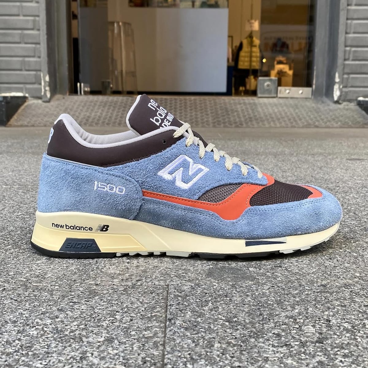 chaussure New Balance 1500 Dusty Blue bleu violet marron café U1500BBO (3)