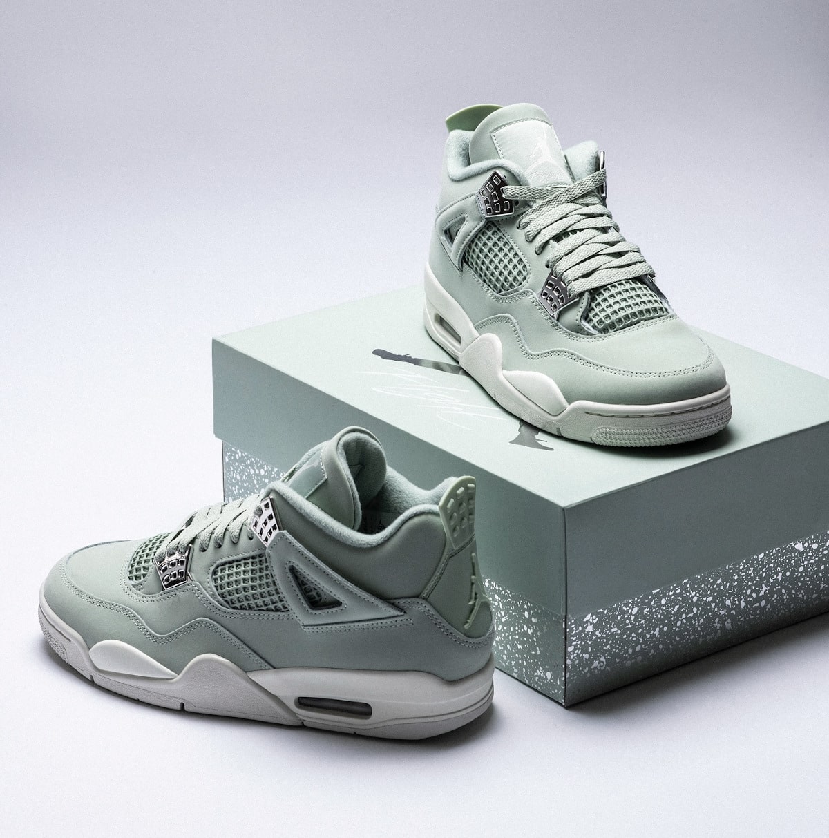 Air Jordan 4 vert pastel macaron HV0823-003 (2)