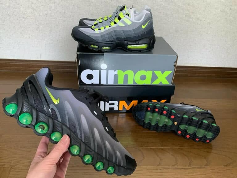 Nike Air Max Dn8 Neon vs Nike Air Max 95 Neon (2)