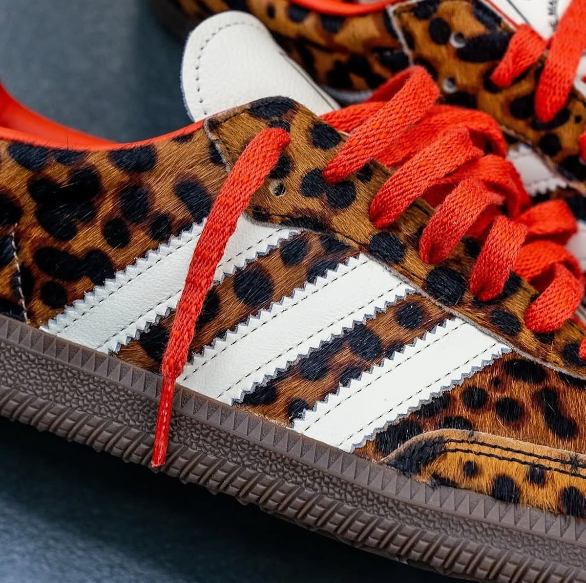 adidas SL 72 OG Leopard Dark Brown Orange JI0189 (2)